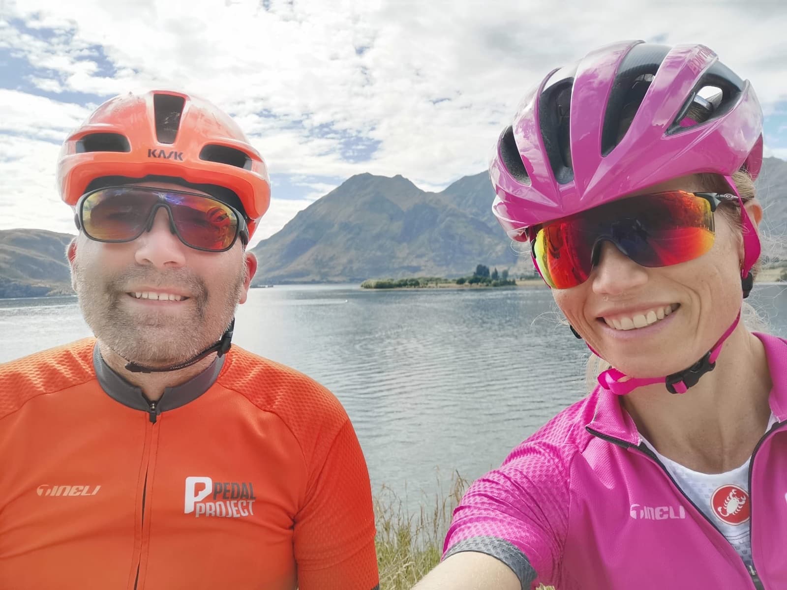Shane and Rachael of Pedal Project on a ride